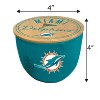 NFL Miami Dolphins 3-Wick Script Circle Logo 16oz Ceramic Bowl Candle: Vanilla & Musk - 3 of 3