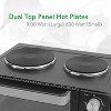 Multifunction Countertop Oven for Cooking with Rotisserie, Dual Hot Plates, 1400W, Easy Cleanup - 3 of 4