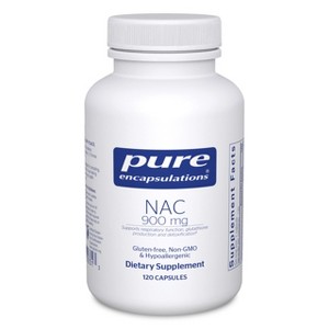 Pure Encapsulations NAC 900 mg - N-Acetyl Cysteine Amino Acid Supplement for Lung & Immune Support, Liver & Antioxidants* - 1 of 4
