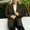 Anna-Kaci Women's Fluffy Fleece Teddy Faux Fur Coat Jacket with Hoodie - 2 of 4