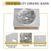 GDFStudio Ford Wall-Mounted Bathroom Vanity With Ceramic Round Sink - 4 of 4