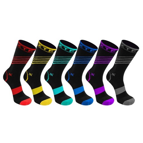 Extreme Fit Crew Compression Socks - Made For Running, Athletics And  Pregnancy - 6 Pairs : Target