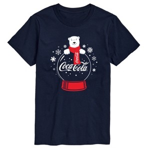 Men's - Coca Cola - Polar Bear Snowglobe Short Sleeve Graphic T-Shirt - 1 of 4