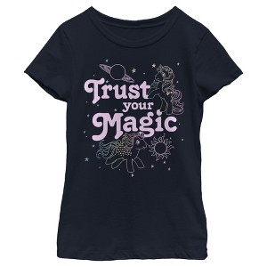 Girl's My Little Pony Trust Your Magic Stars T-Shirt - 1 of 4