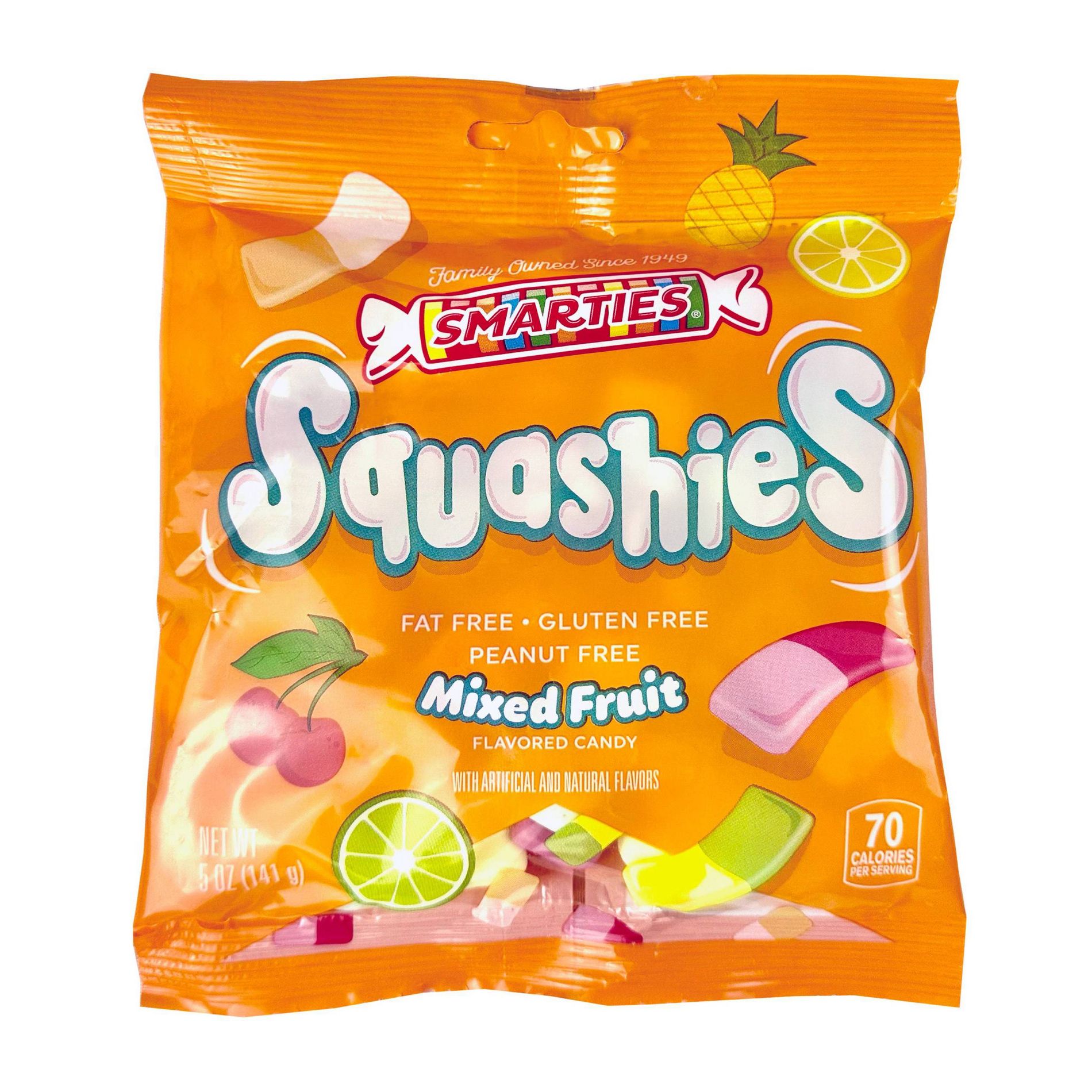 Squashies Assorted Fruit Candy - 5oz