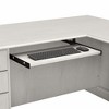 Bush Furniture Saratoga L Shaped Computer Desk with Drawers Linen White Oak - 2 of 3