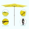 Sonkuki 10×6.5FT Rectangular Patio Umbrella with 200gsm Solution-Dyed Fabric - 4 of 4