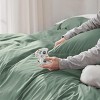 3 pieces Duvet Cover Soft Double Brushed Bedding Set for Kids & Adults Zipper Closure - 3 of 4