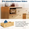 7 Drawer Dresser for Bedroom, Wooden Chest of Dressers for Deep Drawers, Modern Dressers Organizer with Round Handle,TV Stand - 3 of 4