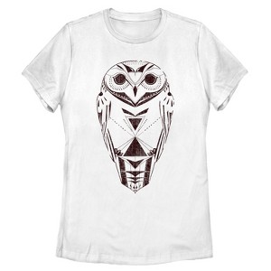 Women's Lost Gods Wise Owl Sketch T-Shirt - 1 of 4