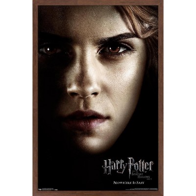 Trends International Harry Potter And The Deathly Hallows: Part 1 -  Hermione One Sheet Framed Wall Poster Prints Mahogany Framed Version 14.725  X : Target