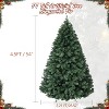 GAOMON Christmas Tree, Premium Unlit Hinged Design, Dense Realistic Holiday Decor​ w/Easy Assembly, Base - 4 of 4