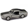 1968 Shelby GT 500KR Silver 1/18 Diecast Model Car by Road Signature - 2 of 3