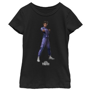Girl's Black Panther: Wakanda Forever Shuri Action Pose T-Shirt - 1 of 4