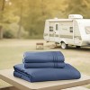 Nestl RV Queen Sheets, Super Soft 4PC Microfiber Sheet Set for Camper, Short Queen Sheets - 3 of 4