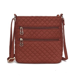 MKF Collection Lainey Solid Quilted Cotton Crossbody by Mia K - 1 of 4