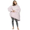 Catalonia Women's Blanket Hoodie Sweatshirt, Cozy Comfortable Fluffy Soft Fleece Lounging Pullover, Warm Fleece Hooded with Pockets Gift for Adult - 3 of 4