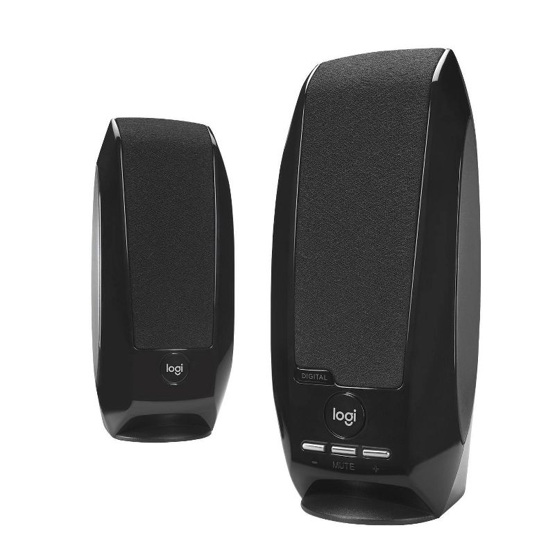 Logitech S150 USB Stereo Speakers for Desktop or Laptop - Black (980-000309), 4 of 8