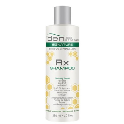 IDEN Bee Propolis Signature Rx Shampoo | Restore Thicker Hair | Healktier Looking Hair | Reduce Irratation and Dryness - (12 oz)