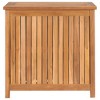 vidaXL Patio Storage Box 23.6"x19.7"x22.8" Solid Wood Teak - 2 of 4