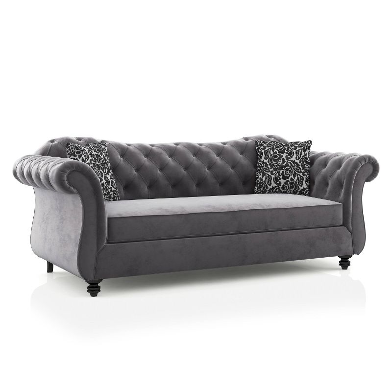 Brushwood Button Tufted Sofa - HOMES: Inside + Out, 4 of 10