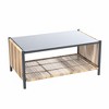 SKRAN New Comming Outdoor Patio Brown PE Wicker Sofa Set   with Grey Cushion for Backyard Poolside Garden - 2 of 4