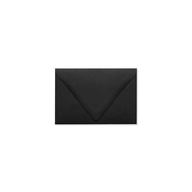 LUX A4 Contour Flap Envelopes 4 1/4 x 6 1/4 50/Box Midnight Black 1872-B-50, 1 of 2