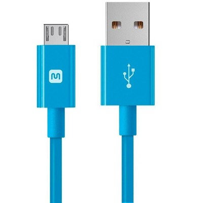  Monoprice USB Type-A to Micro Type-B Cable - 3 Feet - Purple | 2.4A, 22/30AWG - Select Series 