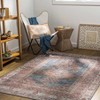 Hauteloom Baltinglass Rust & Blue Washable Area Rug - 2 of 4