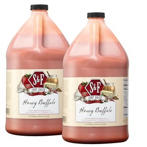 Schlotterbeck & Foss Honey BBQ Wing Sauce - Case of 2/1 gal - 1 of 2
