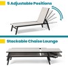 Pellebant Patio Lounge Chairs Set of 2 Patio Chaise Lounge Rustproof Pool Lounge Chairs with Adjustable Backrest - 4 of 4