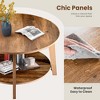 IONJOY 2-Tier Round Coffee Table with Storage - 31.5" Particleboard & MDF, Modern Minimalist for Living Room - 4 of 4