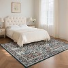 Acekool Boho Floral Area Rug Washable Non-Slip Foldable Soft Low Pile for Living Room Bedroom Kitchen - 3 of 4