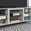 Sapphtopaz Modern TV Stand for TVs Up to 65" with Glass Shelves Wooden Entertainment Center with Metal Legs Simple TV Stands for Living Room - 3 of 4