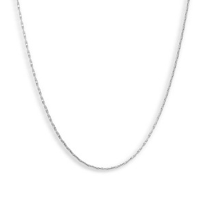 EVRY JEWELS WATERPROOF Gold or Silver Plated Dainty Chain Link Necklace - 1 of 2