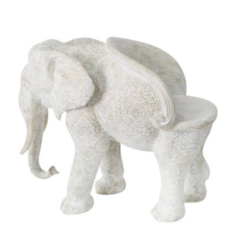 36 Resin Elephant Garden Patio Chair Gray Sagebrook Home Target