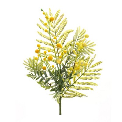 Melrose Mimosa Leaf Berry Spray (Set of 6)