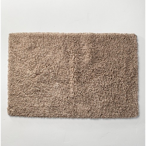  Lands' End Supima Non-Skid Bath Rug Dark Sand Contour Rug :  Home & Kitchen