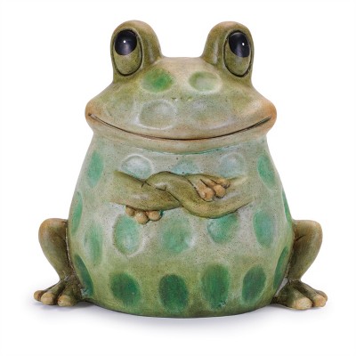 Terra Cotta Sitting Garden Frog (Set of 2)