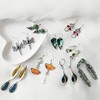 12 pairs of teardrop-shaped crystal cluster pendant earrings, a Christmas gift. - 3 of 4