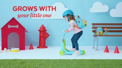Kids\' Ride Hop Scooter 3-in-1 Wagon Toy Skip And Target Unicorn On - :