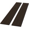 0.83 in. x 7.87 ft. x 1 ft. Slat Wood Sound Absorbing Decorative Wall Paneling 2-Pack - 2 of 4