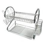 Better Chef 16-Inch 2-Tier Chrome Plated Dishrack
