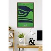 Trends International NFL Seattle Seahawks - Logo 25 Framed Wall Poster Prints - 2 of 4
