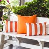 Tramull Horizon Stripe Pillow 14x20 Inches, Indoor Outdoor Decorative Pillow Cover, Water Resistant Solarium Polyester - 4 of 4