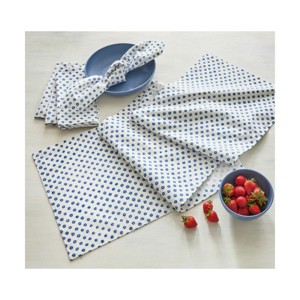 TAG Daisy Artisan Block Cotton Machine Washable Table Runner Décor Decoration, 72" x 14.5"-in. - 1 of 3