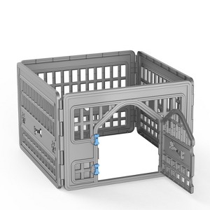 MooxvMoo Puppy Playpen Outdoor Waterproof,Indoor&Outdoor,for Small Medium Large Dogs,Spacious Exercise Area,Easy to Clean - 1 of 4