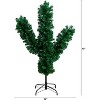 HomeStock  4ft Clear Unlit Flocked Full Classic Pine Artificial Christmas Tree with Pine Cones - 2 of 4