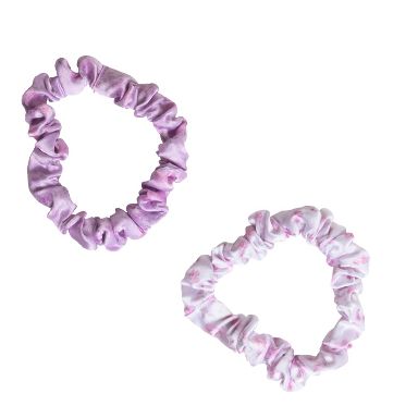 LoveShackFancy x Target – Goody Happy Thoughts Skinny Satin Scrunchie 5CT Hibiscus