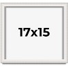 PosterPalooza | Shadow Box 1.5" Depth Silver Picture Frame - UV Acrylic, Backing Board, Hanging Hardware - 2 of 4